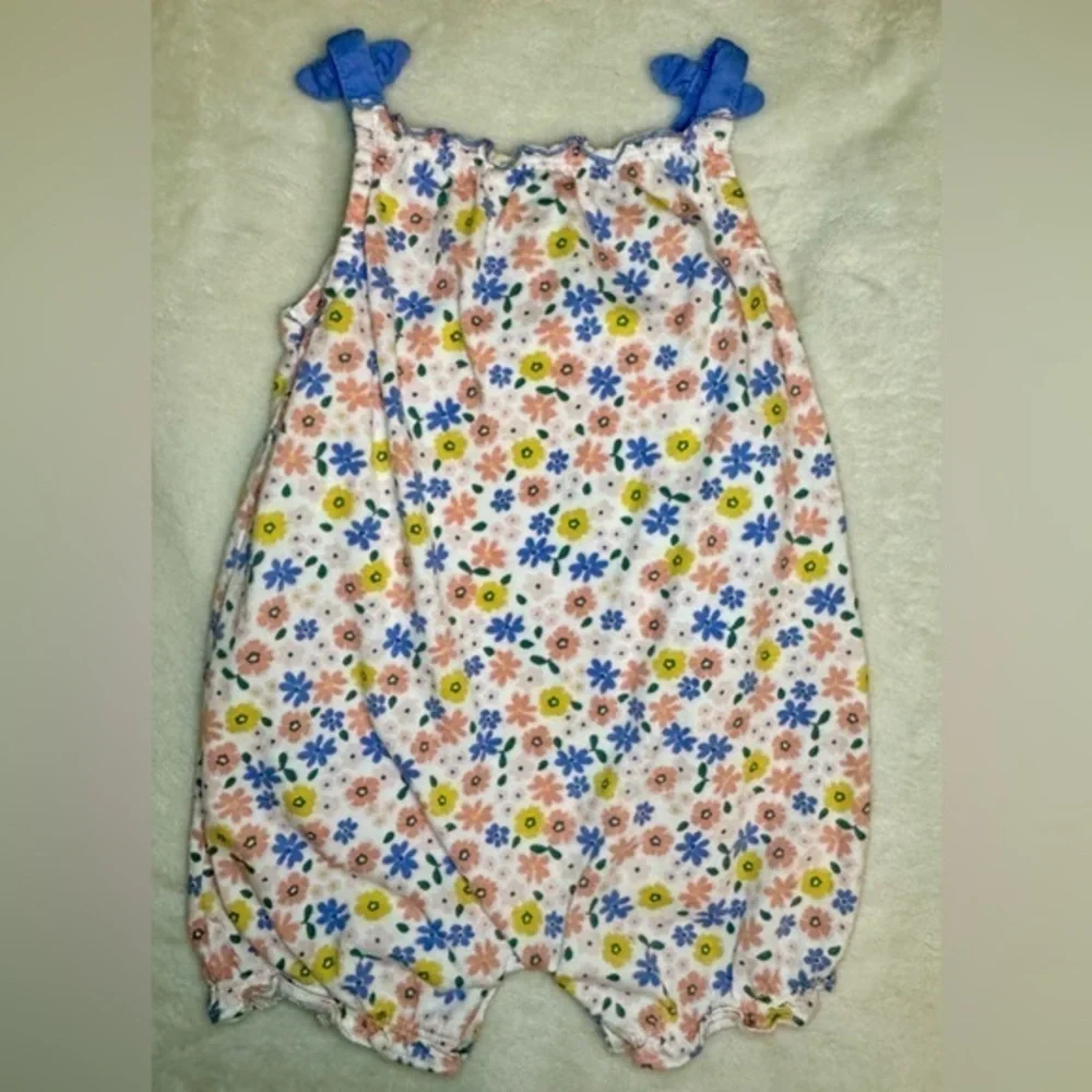 Carter's Floral Romper 9 months